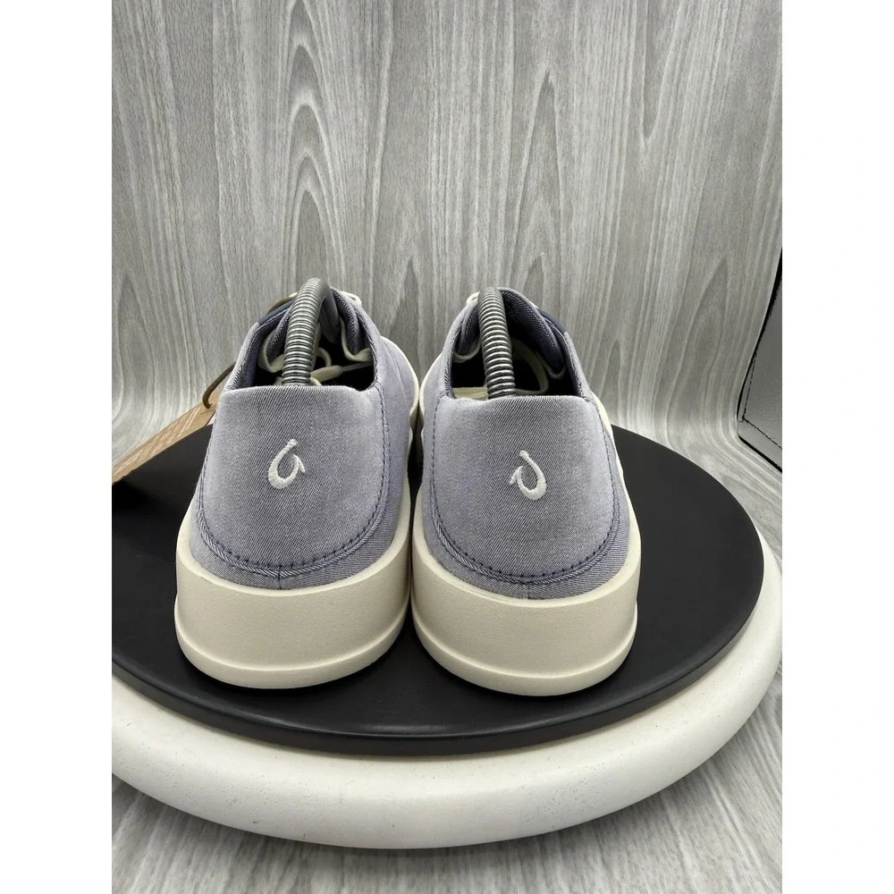 Olukai Tradewind Mens Size 10 Navy Purple Casual Canvas Shoes Lightweight NEW